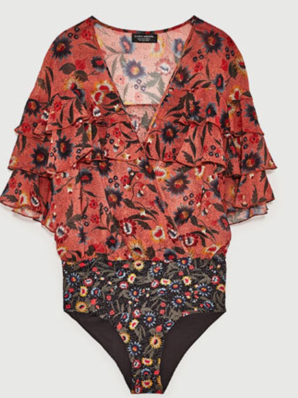 Zara Floral Bodysuit